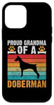 Coque pour iPhone 12 mini Fière grand-mère d'une grand-mère Doberman