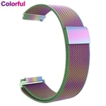 Metallrem för Fitbit Versa 2 3 4 Lite Sense Band Handled Milanese Sense 2 Ersättningsmagnetslinga Armband Fit Bit Watchband Colorful For Versa 4