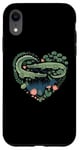 iPhone XR Cute Alligator Heart Crocodile Gator for Kids Case