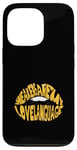 Coque pour iPhone 13 Pro University Varsity-Gold Baskets pour femme