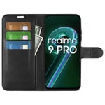 Realme 9 Pro/OnePlus Nord CE 2 Lite 5G Enkelt mobilfodral, svart