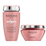 Kérastase Chroma Absolu, 2-Step Routine for Damaged and Colour-Treated Hair, Contains Colour Protectant Shampoo & Hair Mask