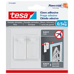 TESA 77772-00001-00 - Smart Mounting System Clavos Adhesivos Removíbles para Pared Pintada - SMS Clavo Adhesivo hasta 0,5Kg para Pared Pintada