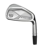 Wilson Club de Golf Staff Iron Set, Staff Model CB, 4-PW, R-Flex, Droitier, Manche en Acier, 7 pièces, Silver, WGR200035R