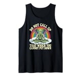 Cthulhu Mythos Quote, Retro Yoga Cthulhu Tank Top