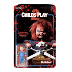 CHILDS PLAY 2 REACTION ACTION FIGURE - HOMICIDAL CHUCKY (BLOOD SPLATTER) SUPER 7