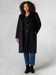 Live Unlimited Curve Wool Blend Long Tailored Coat