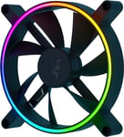 Razer Kunai Chroma - Hydraulic RGB LED PWM Performance Fan (120mm) - Ventilateurs hydrauliques aRGB PC (connectez jusqu’à 8 ventilateurs, prise en charge du contrôleur de ventilateur PWN) 1 ventilateur