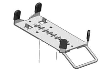 "Fästplatta för stativ till kortterminal, Hypercom P2100, SpacePole MultiGrip"