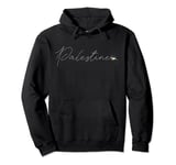 Dawlat Filastin Love Palestinian Flag Heart on Palestine Pullover Hoodie