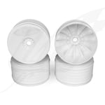 [FR] DE Racing Speedline Plus 1/8 Truggy Wheels (bianco/4 pezzi) - DER-PT4-8W