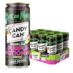 Candy Can, Rick and Morty, Purple Potion, Grape Flavoured Fizzy Drink, Nostalgic American Soda Flavours, Sugar Free, Sparkling Pop Cans (12 x 330ml)