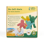 Green SPECHT 680-00 Pâte à modeler bio doux 4 couleurs de matières premières naturelles de qualité alimentaire souple miscible jaune, rouge, vert, bleu