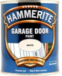 Hammerite GARAGE Door Paint WHITE Prevents Rust Smooth High Gloss Finish 750ml