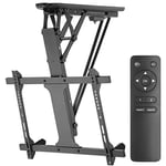 Maclean MC-880 Support TV électrique au Plafond, pour Murs inclinés 32"-70" télécommande Max 35kg Max VESA 600x411