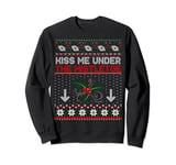 Kiss Me Under The Mistletoe Christmas Ugly Sweater Sweatshirt