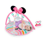 Bright Starts, Tapis d'éveil Disney Baby MINNIE MOUSE Forever Besties avec musique et lumières, Rose, nouveau-nés et plus