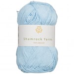 Shamrock Yarns 100% Bomull 8/4 Garn 27 LyseblÃ¥