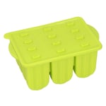 12 Grids Silicone Ice Cream Molds Tray Ice Cream Makers Mould With Lid And 50