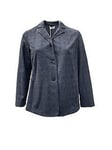 Marina Rinaldi Women's Navy Orario Button Closure Blazer Size 16W/25 NWT