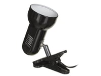 Activejet Aje-Clip Lamp Black, Svart, Metall, Plast, Sovrum, Hemmakontor, Kontor, Universal, Svart, Ip20, Iso 9001, Iso 14001, Ce, Rohs