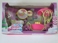 MATTEL BARBIE DREAMTOPIA dans son carrosse et licorne dès 3 ans