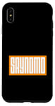 Coque pour iPhone XS Max Orange SAYNOMO (Say No More) Orange Color Graphic