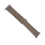 Grey Smartwatch Leather Strap Universal Smart Watch Replacement Band Strap F New