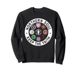 Northern Soul Badges, Manchester, Blackpool, Stoke, Wigan Sweatshirt