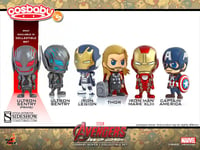 Marvel Capitaine America Iron Man Thor Legion Ultron Sentry Cosbaby Hot Toys