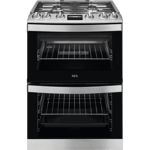 AEG CGB6131ACM 60cm Gas Double Oven Freestanding Cooker