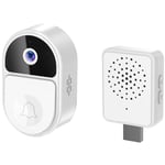 Sonnette vidéo intelligente 1080P Caméra WiFi Interphone vidéo bidirectionnel Sonnette de porte extérieure sans fil Smart Life app Protection de