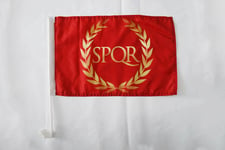 Drapeau de voiture Empire Romain 45x30cm - Carflag des romains - Jules César 30