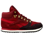 Reebok Classic Mid Red Womens Shoes Leather - Size UK 4