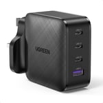 UGreen 65W 4 Port Fast Charger Black DIS100025884EBA