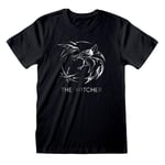 The Witcher Unisex Adult Logo T-Shirt - XXL