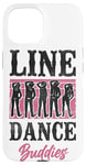 iPhone 15 Line Dancing Dance Teacher Besties Friends Line Dance Case