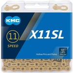 KMC X11-SL Bicycle Cycle Bike Chain Gold - 118 Links