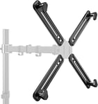 suptek Non VESA Monitor Mount, VESA Mount Adapter for 13-27 inch Screens without Mounting Holes, Non VESA Adapter Mount Kit, VESA Compatible 75x75mm/100x100mm, Max Load 8kg