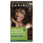 Clairol Natural Instincts Semi-Permanent No Ammonia Hair Dye 5W Medium Warm Brow