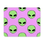 Cartoon Alien and UFO Desktop Mousepad Laptop Mousepads Comfortable Computer Mouse Mat