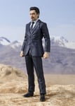 Iron Man Statua Tony Stark Figura 15 cm con Accessori Bandai