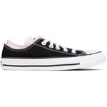 Converse Womens All Star Double Upper Ox Trainers - Black - Size UK 4