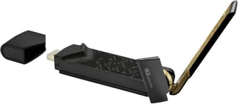 ASUS USB-AX56 AX1800 without stand, WLAN adapter (black/gold)