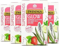 Twinings Superblends Glow, 80 Tea Bags, (Multipack of 4 x 20 Bags)