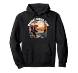 Camping Adventure Nature Marmot Hiking Mountains Pullover Hoodie