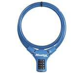 Master Lock 8229 Câble antivol bleu fermeture à combinaison pour vélo *NEUF*