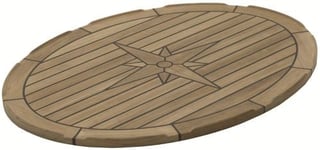 EuroDesign Bordsskiva Teak 44X60cm