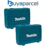 2x Makita 18v Combi / Impact Driver Tool Storage Case Toolbox BDF343 DHP453