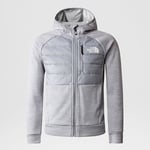 The North Face Boys' Mittellegi Hybrid Hooded Jacket TNF LIGHT GREY HEATHER/MID (7ZI8 HZY)